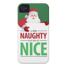 Caso travieso y Niza de Papá Noel del iPhone 4/4S iPhone 4 Coberturas