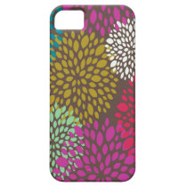 Caso universal floral retro brillante del iPhone 5 cárcasas casemate