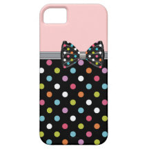 Casos femeninos del iPhone del arco bonito iPhone 5 Case-Mate Cárcasa