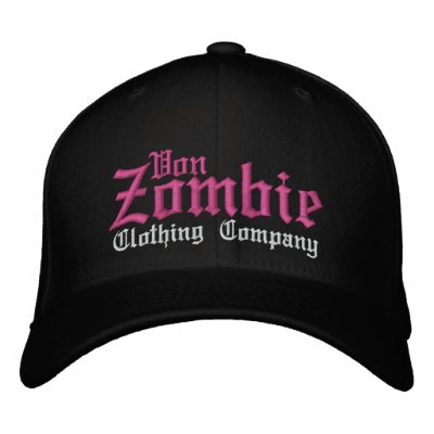 Casquillo 001N de Von Zombie Skull Gorra De Béisbol