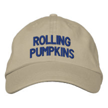 "Casquillo ajustable de las calabazas del balanceo Gorra De Béisbol Bordada