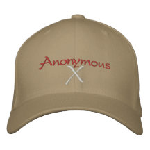 Casquillo anónimo de X Gorra De Béisbol