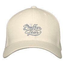 Casquillo blanco de la firma de DufferGear Gorras Bordadas