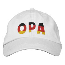 Casquillo bordado abuelo alemán de OPA Gorras Bordadas