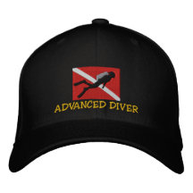 Casquillo bordado buceador avanzado gorras bordadas
