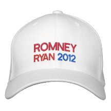 Casquillo bordado de Romney Ryan 2012 Gorra De Beisbol