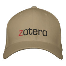 Casquillo bordado de Zotero Gorras De Béisbol Bordadas