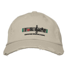 Casquillo bordado ensalada popular gorro bordado