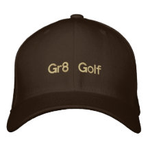 Casquillo bordado golf de Gr8 Brown Gorras Bordadas