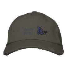 Casquillo bordado pesadamente aletado gorra bordada