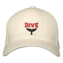 Casquillo bordado zambullida del EQUIPO DE SUBMARI Gorras Bordadas