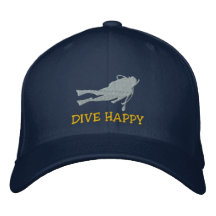 Casquillo bordado zambullida divertida del EQUIPO  Gorra Bordada