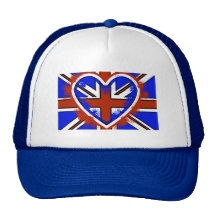 Casquillo británico del amor del Punky Gorro