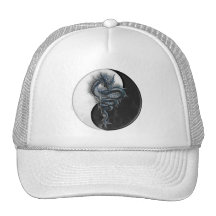 Casquillo chino del dragón de Yin Yang Gorras