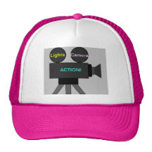 Casquillo con imagen de la cámara de película: ¡Ac Gorras De Camionero