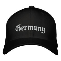 Casquillo de Alemania Gorra De Beisbol Bordada