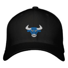 Casquillo de Bull azul Gorra De Beisbol