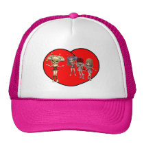 Casquillo de hadas de los camioneros de los amigos gorras