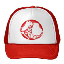 Casquillo de la luna de Santa Gorros Bordados