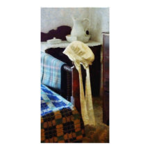 Casquillo de la noche de la señora tarjetas personales con fotos