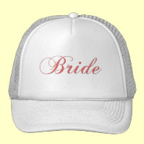 Casquillo de la novia gorras