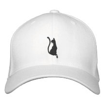 Casquillo de la puntada del gato gorras bordadas