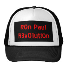 Casquillo de la revolución de Ron Paul Gorras De Camionero
