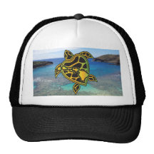 Casquillo de las islas de Hawaii de la tortuga Gorras