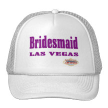 Casquillo de Las Vegas de la dama de honor Gorras De Camionero