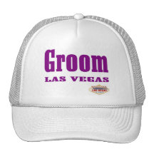Casquillo de Las Vegas del NOVIO Gorro De Camionero