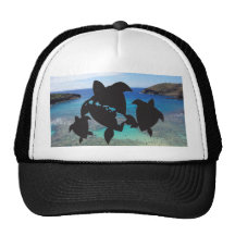 Casquillo de los camioneros de la tortuga de Hawai Gorro