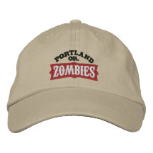 Casquillo de los zombis de Portland Gorras Bordadas