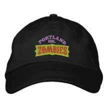 Casquillo de los zombis de Portland Gorras Bordadas