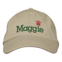 Casquillo de Pawprint por SRF Gorra Bordada