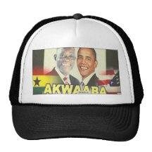 CASQUILLO DE TRUEQUE DE OBAMA GHANA GORRAS DE CAMIONERO