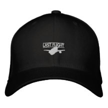Casquillo de vuelo pasado gorro bordado