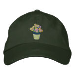 Casquillo del arte: Pensamientos amarillos en un p gorras bordados