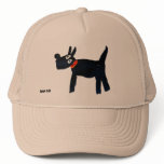 Casquillo del arte: Perro de Bella Scotty gorras