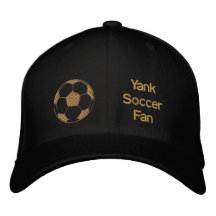 Casquillo del balón de fútbol del aficionado al fú gorras bordadas