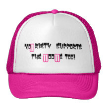 Casquillo del camionero del cáncer de pecho gorros bordados
