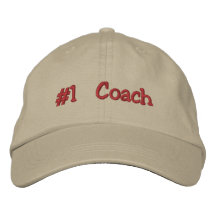 Casquillo del coche #1 gorra bordada
