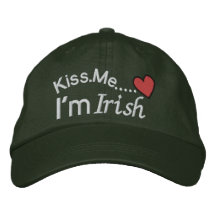 Casquillo del día de St Patrick del irlandés por S Gorra De Béisbol