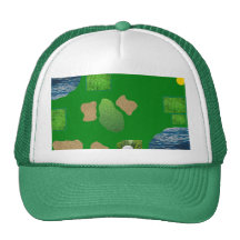 casquillo del golfcourse gorras de camionero