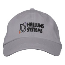 Casquillo del gris de los sistemas de Hallums Gorra De Béisbol