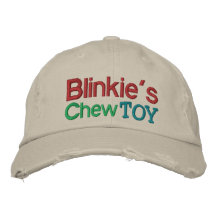 Casquillo del juguete del Chew de Blinkie por SRF Gorras De Beisbol Bordadas