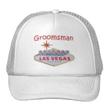 Casquillo del padrino de boda de Las Vegas Gorras De Camionero