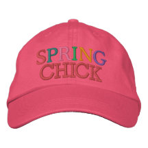 Casquillo del polluelo de la primavera por SRF Gorra De Beisbol