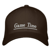 Casquillo del tiempo del juego gorras bordadas