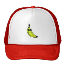 Casquillo enrrollado del plátano gorras de camionero