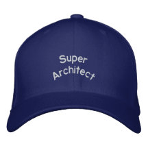 Casquillo estupendo del arquitecto gorra de beisbol